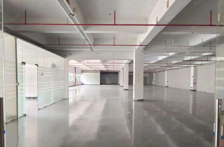 寮步上屯二楼1600平方厂房出租，办公室带装修现成地坪漆