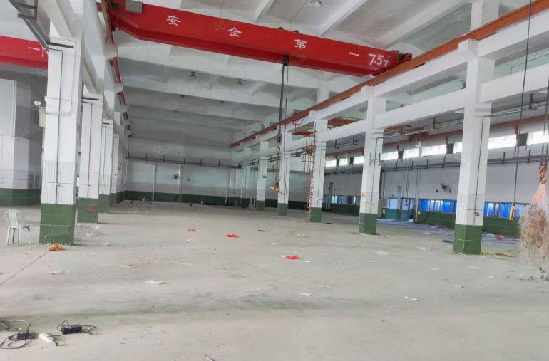 寮步镇单层一楼厂房出租1000平方带现成的行车滴水7米出租