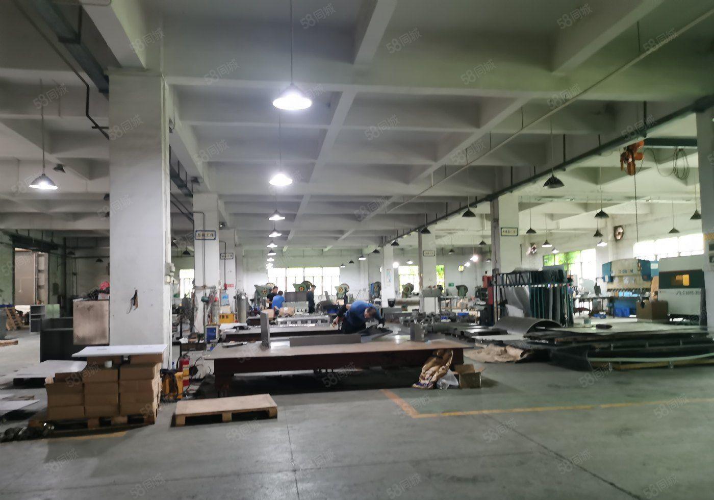 寮步百业电子城花园式带红本1300平厂房出租 超大空地形象佳