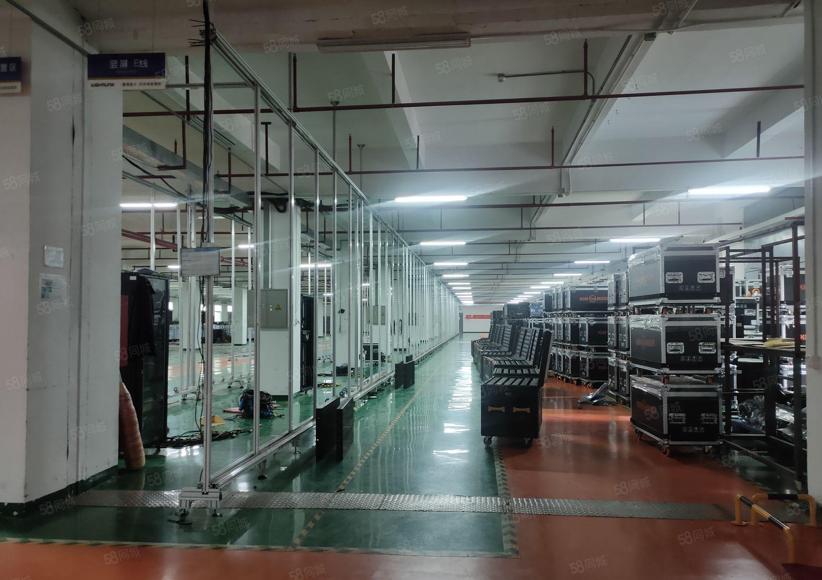 200平方起凤岗金凤凰楼上3000平方精装修厂房出租可办环评