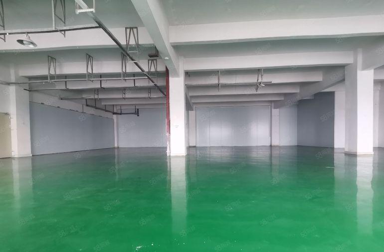 凤岗楼上厂房600平精装修带办公室全新地坪漆配三吨大货梯