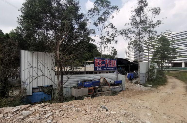 独院钢结构厂房1200平米车间加住宿办公食堂四合一现成装修