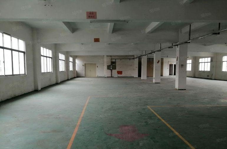 凤岗五联原房东带办公室装修标准厂房三楼500平出租，现成水电