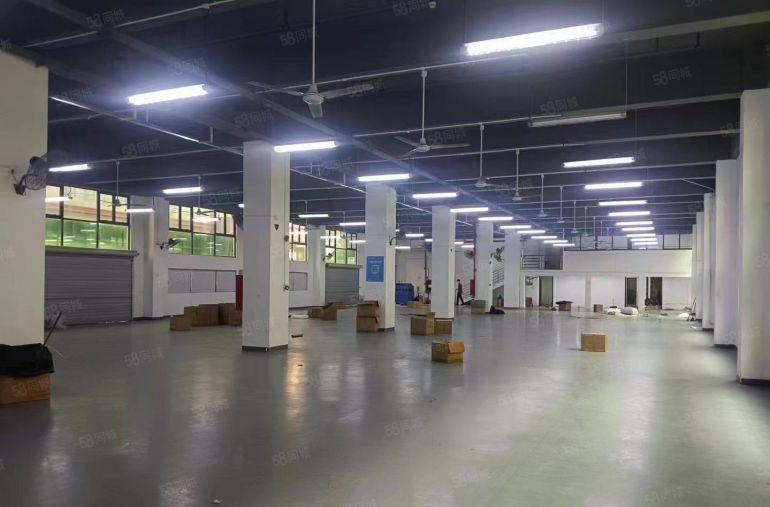 凤岗雁田1楼2楼各1280平实际面积一楼6米高厂房仓库出租