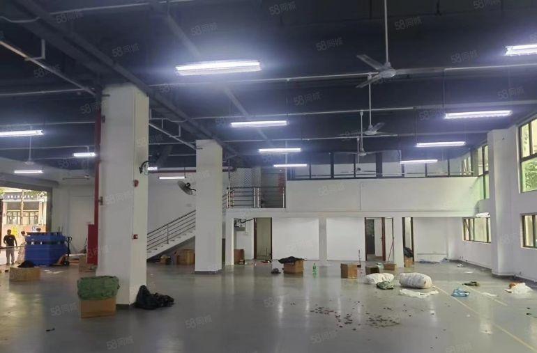 凤岗雁田1楼2楼各1280平实际面积一楼6米高厂房仓库出租