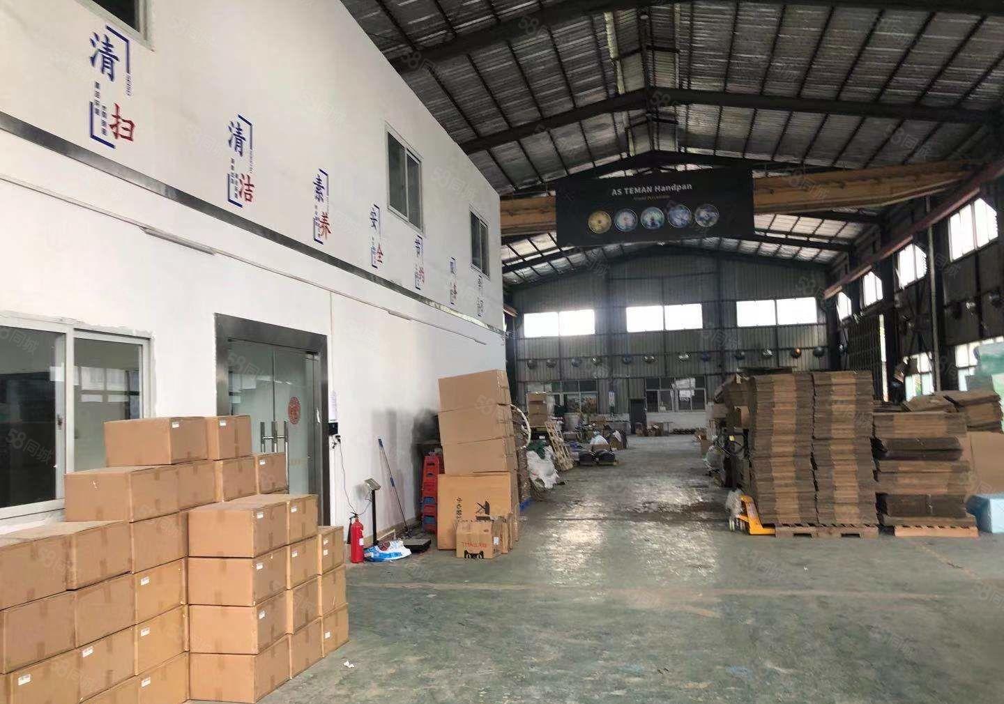 500起租凤岗雁田主路边5千平钢结构厂房出租现成行车独门独院