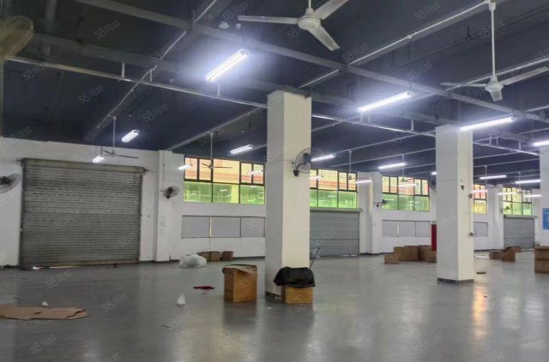 凤岗雁田1楼2楼各1280平实际面积一楼6米高厂房仓库出租