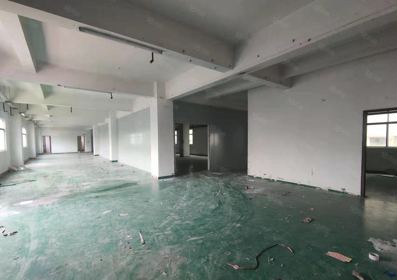 凤岗竹塘二三楼厂房各650平方现成水电装修办公室 可以分租