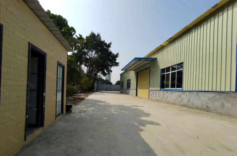 凤岗靠山边独院单一层钢构5000平，500平起分租