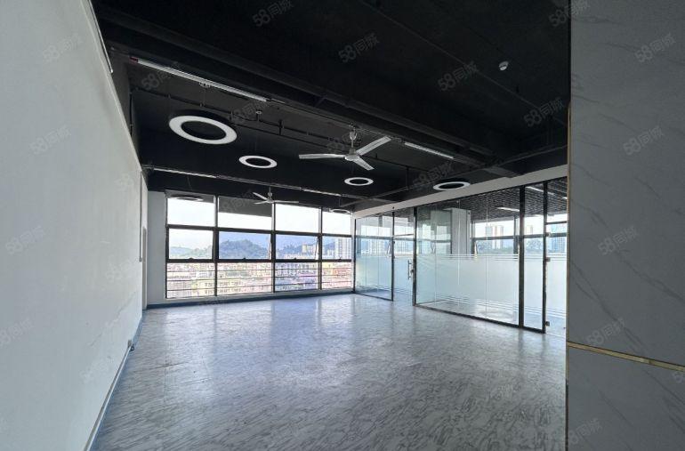 凤岗金凤凰都市智谷精装修写字楼5000平方100平起租价格低