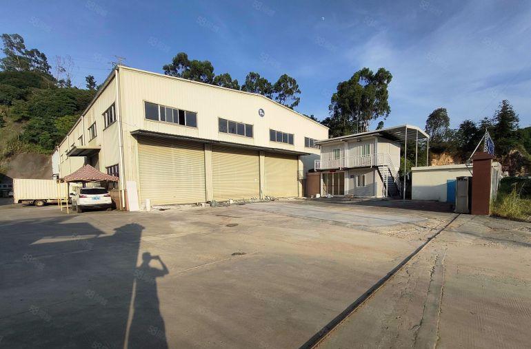 凤岗雁田新出独栋钢结构厂房1600平米低价出租滴水8米有行车