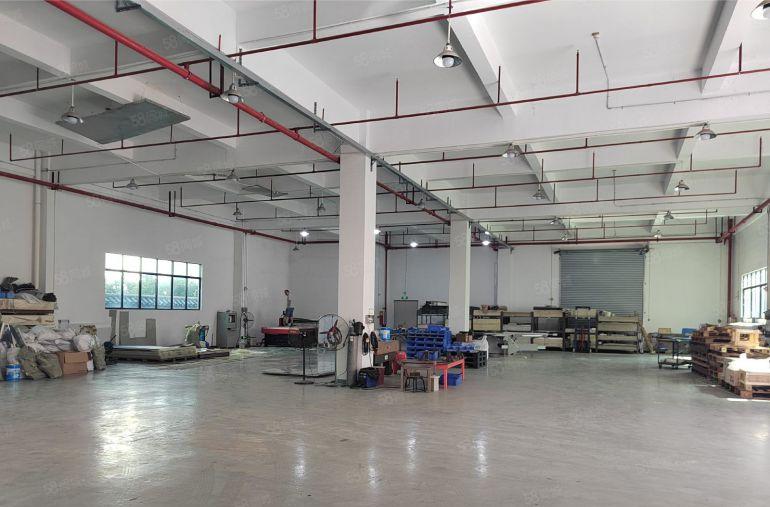 万江新空原房东独院一楼高7米带装修厂房仓库出租，可进拖头车