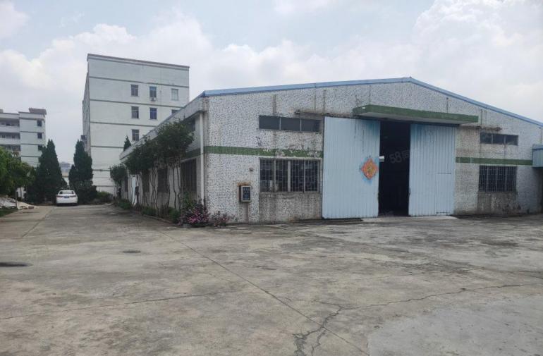 大朗新空单一层钢构厂房出租，800平实际面积空地大原房东