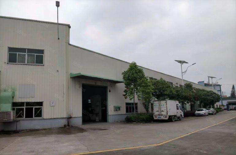 新出单一层2100平钢构厂房出租 水电齐全带行车可办环评