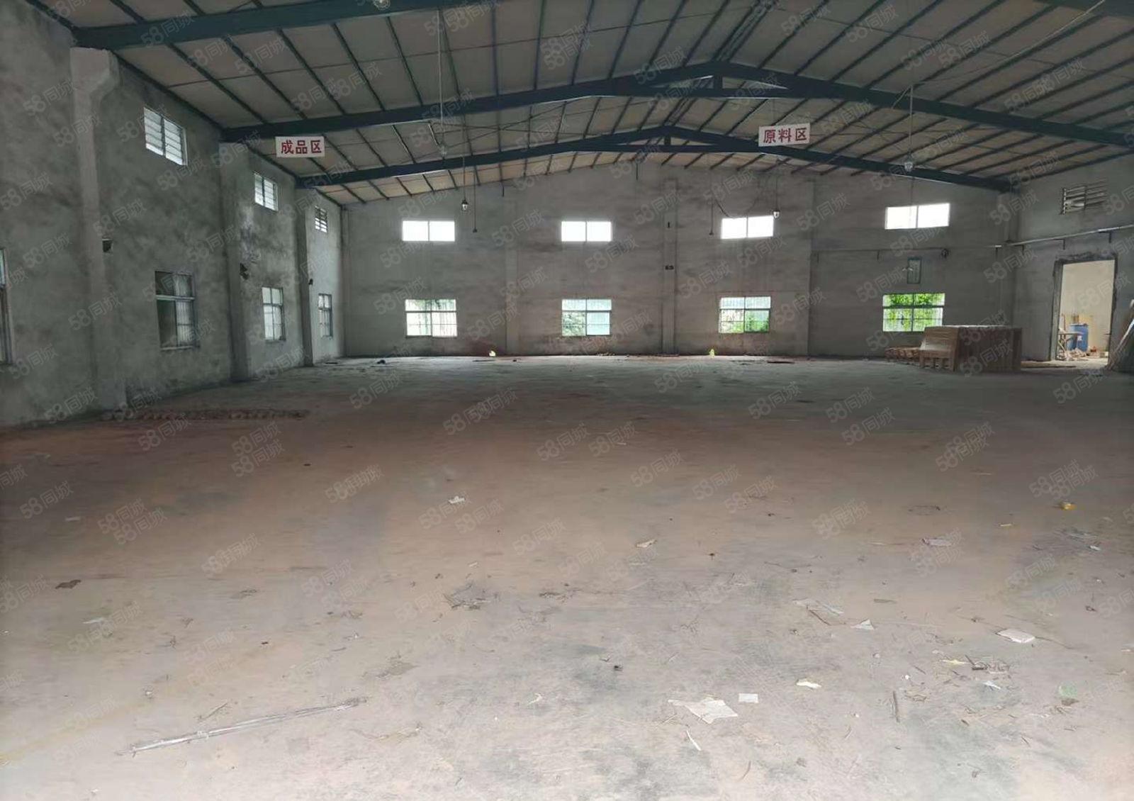 大朗原房东小独院厂房出租单一层厂房1200平，宿舍300平