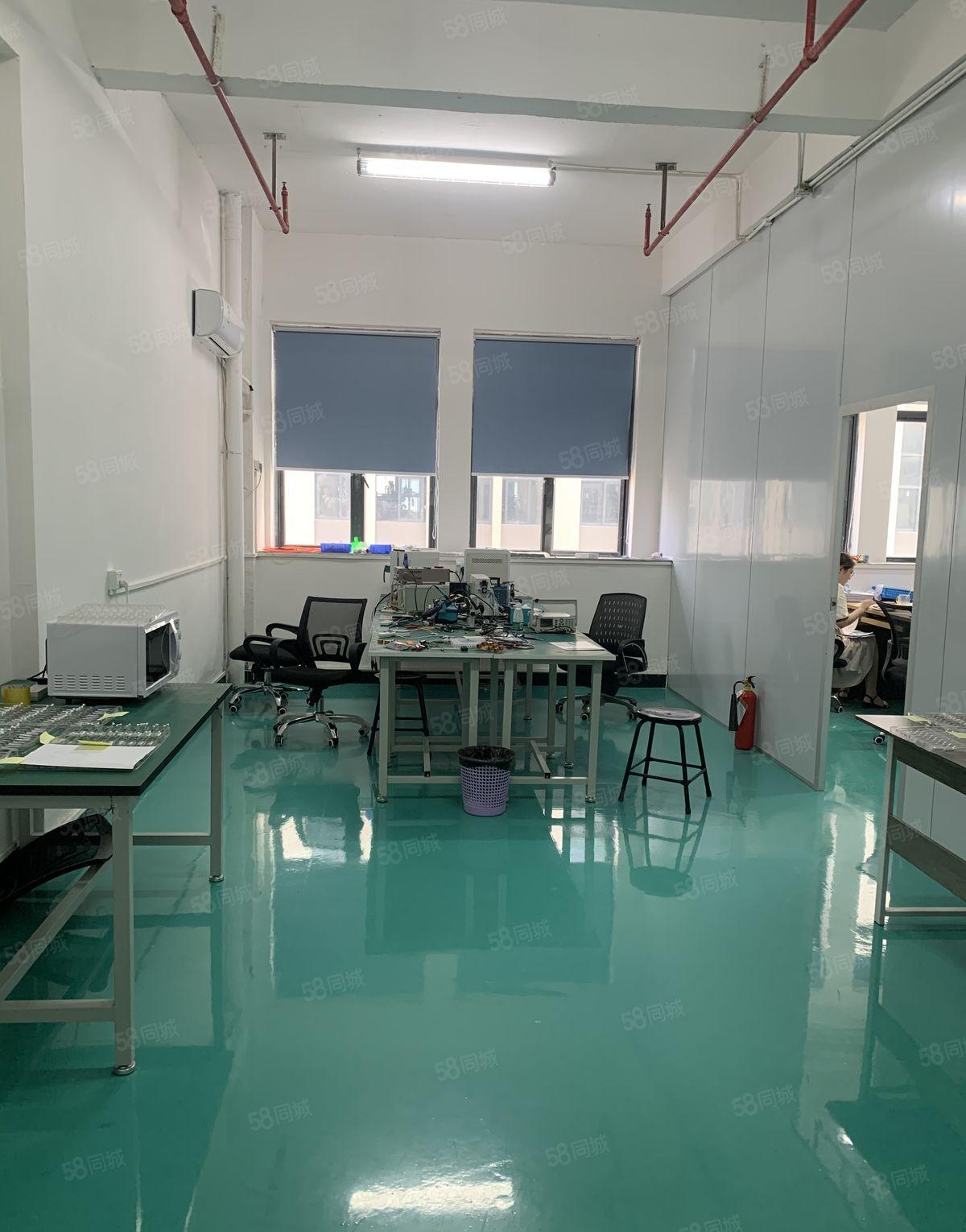 大朗象山原房东楼上1300平精装修厂房出租，