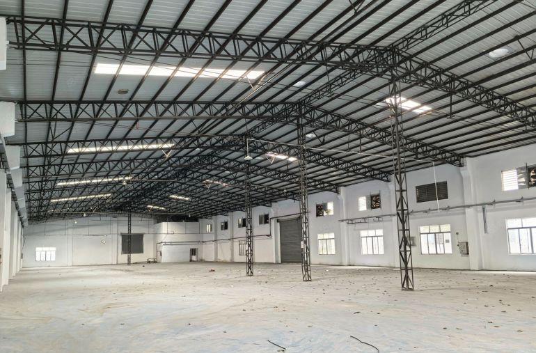 大朗单一层厂房仓库出租3000平米滴水8米适合做机械设备模具