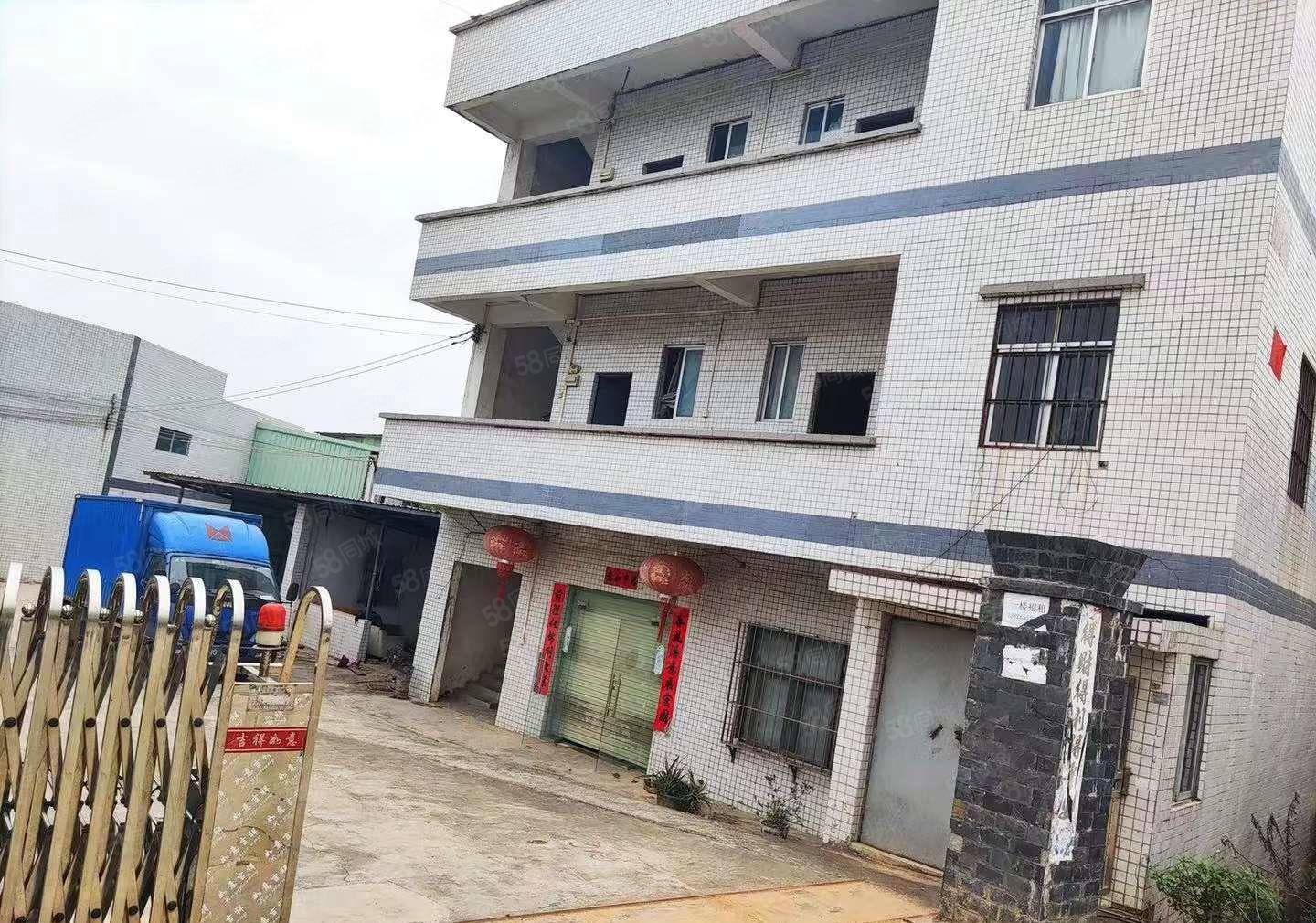 大朗原房东小独院厂房出租单一层厂房1200平，宿舍300平