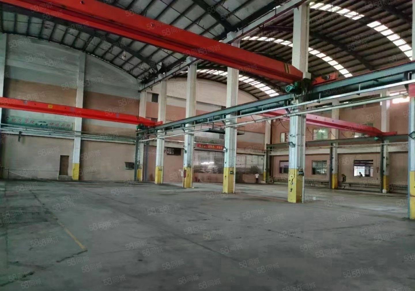 大朗靠常平独院1800平钢结构单一层9米高红本厂房出租带行车