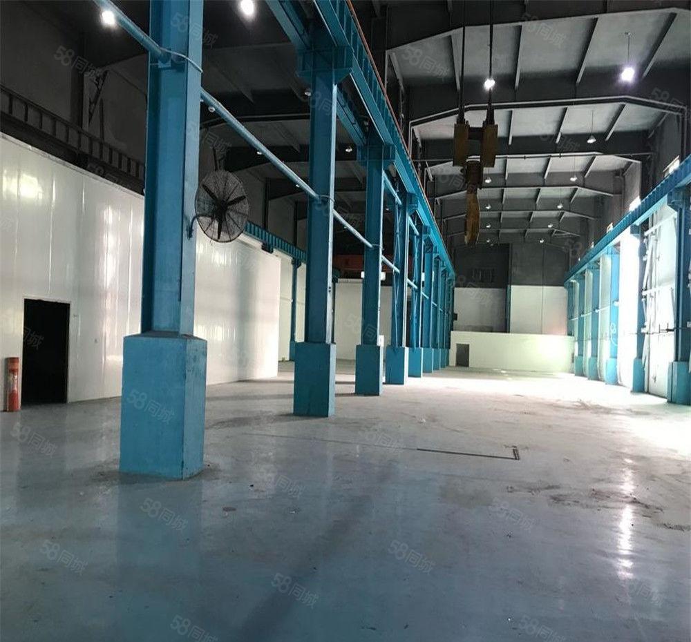 大朗钢构厂房高9米，带阁楼办公室共1900平方出租，工业用地