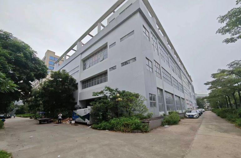 松山湖厂房独栋出租 全新 花园式 一楼11米高，带牛角