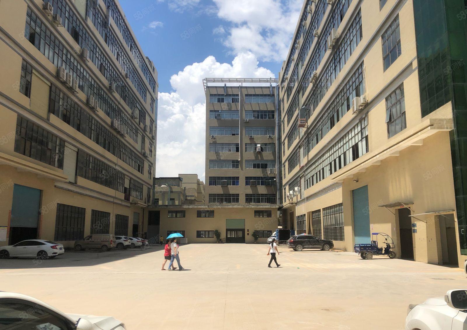 黄江镇田心村标准厂房1楼1720平方带现成行车厂房出租