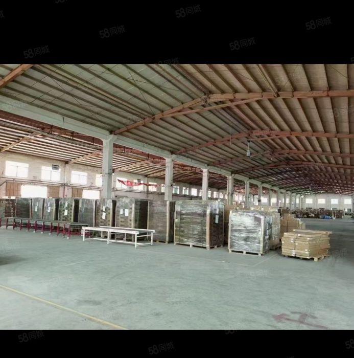 黄江临深单一层9米高钢构出租，空地1万平米厂房11800平