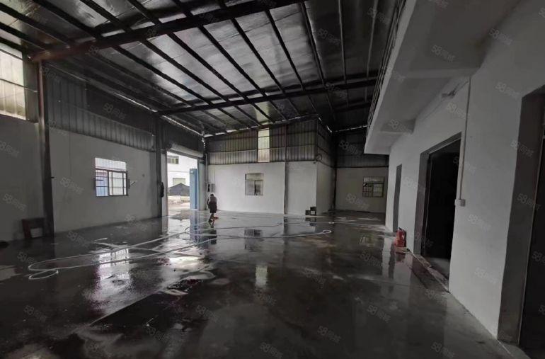 黄江刁朗小独院单一层钢构低价一楼厂房出租680平空地大无居民