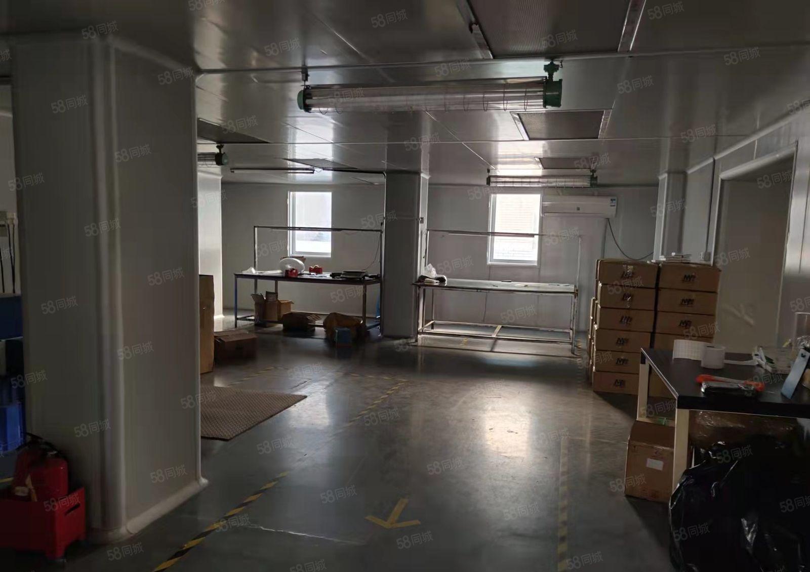 黄江镇中心新出楼上无尘车间厂房出租，带有现成精装修办公室