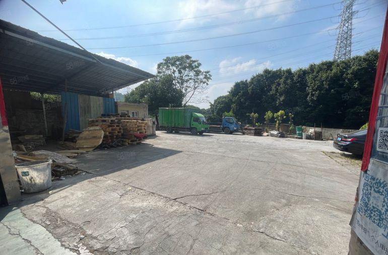 黄江镇临深高速旁1800平钢构12米高有航车现成办公宿舍