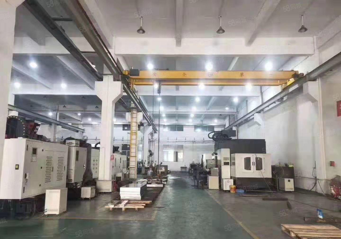 大岭山杨屋空出一楼1800平8米高带航车办公室装修厂房出租