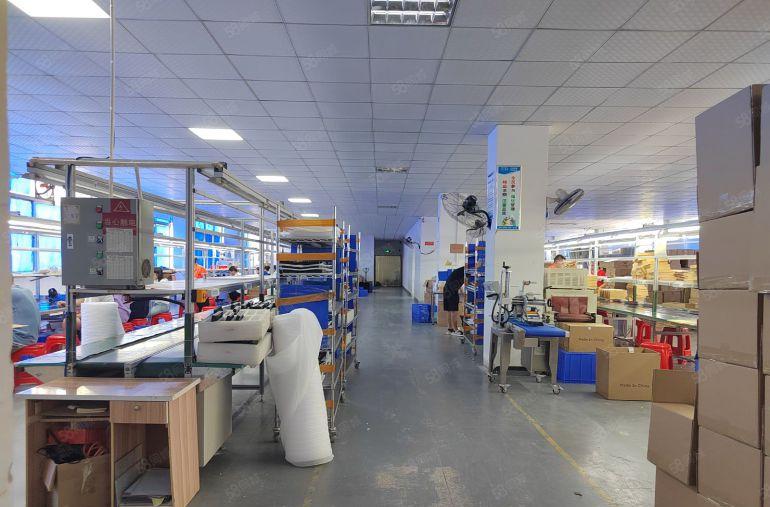 大岭山工业区原房东厂房二楼800平实际面积招租带装修可分租