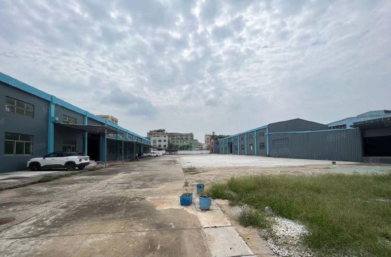 大岭山新出钢构独院500平起租超大空地无居民证件齐全工业用地