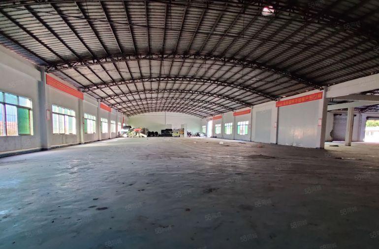 大岭山镇新出原房东单一层钢构独院厂房2300平，院子空地超大