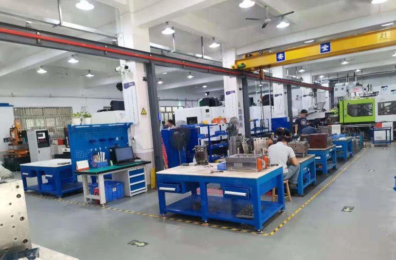 大岭山工业区新出标准1楼500平方厂房低价出租可办环评空地大