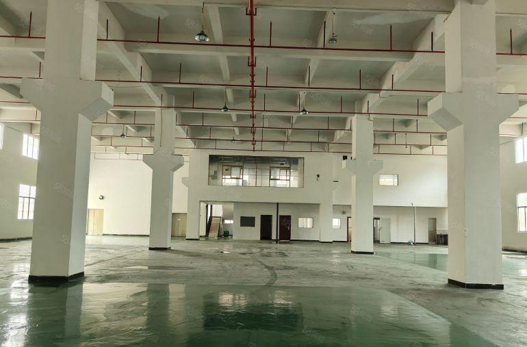 杨屋一楼1600平高度7米带牛角位现成办公室装修主线已通车间