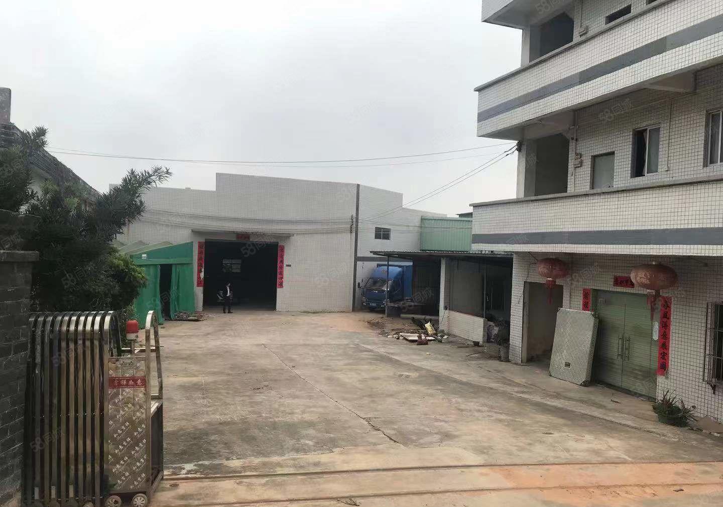 大岭山原房东独院厂房出租 厂房1200平，宿舍办公室300