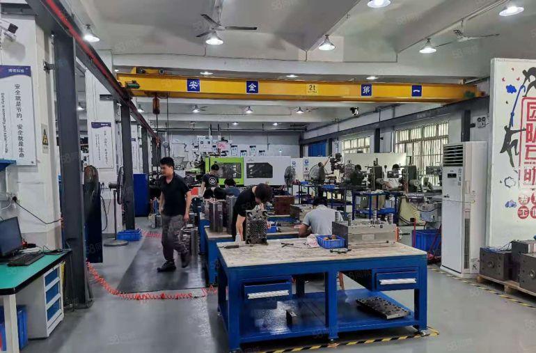 大岭山工业区新出标准1楼500平方厂房低价出租可办环评空地大