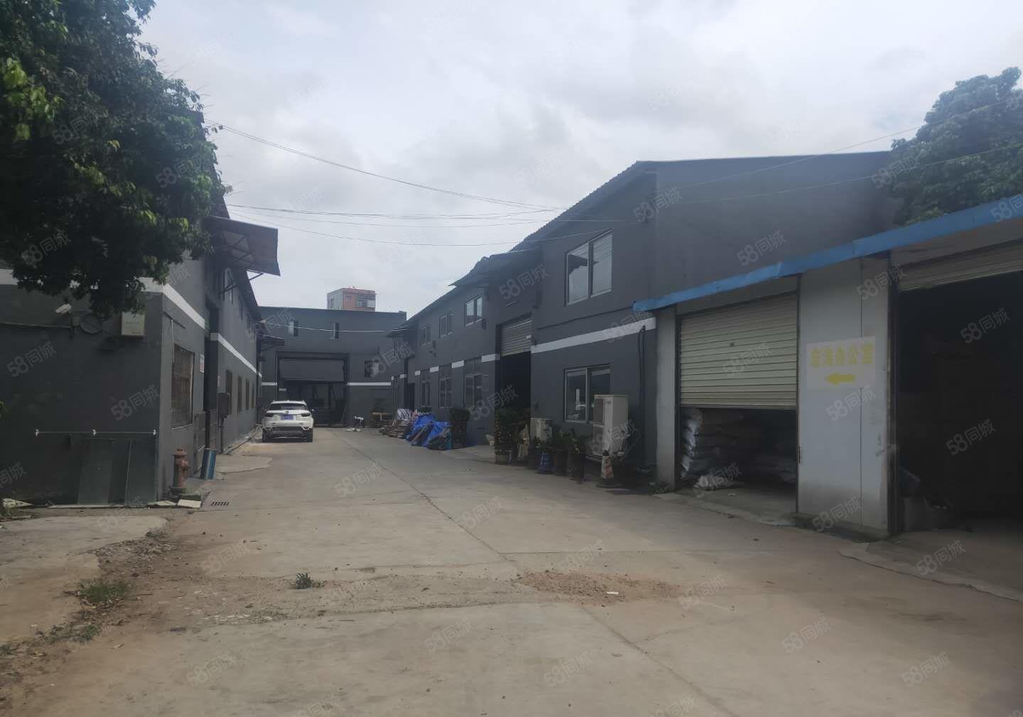 大岭山连马路新出重工业单一层3800平方厂房出租 带现成行车