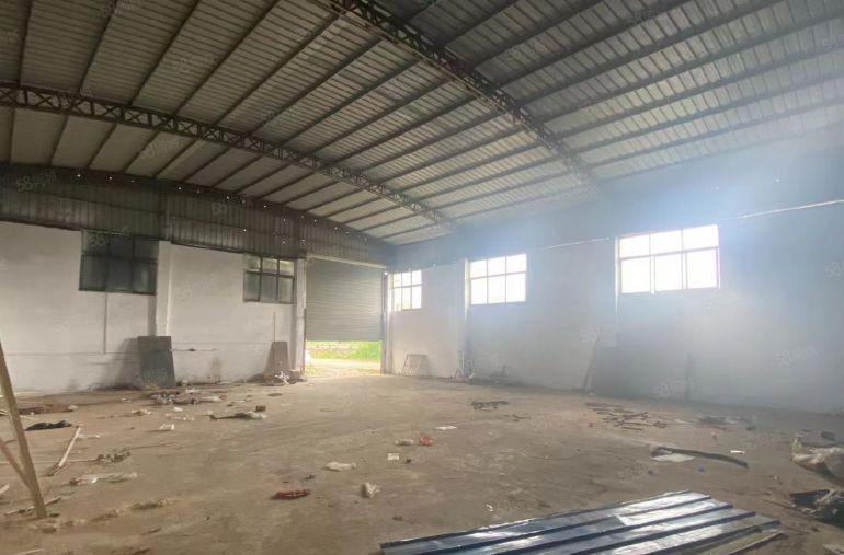 大岭山镇原房东小面积单一层450平方铁皮厂房出租