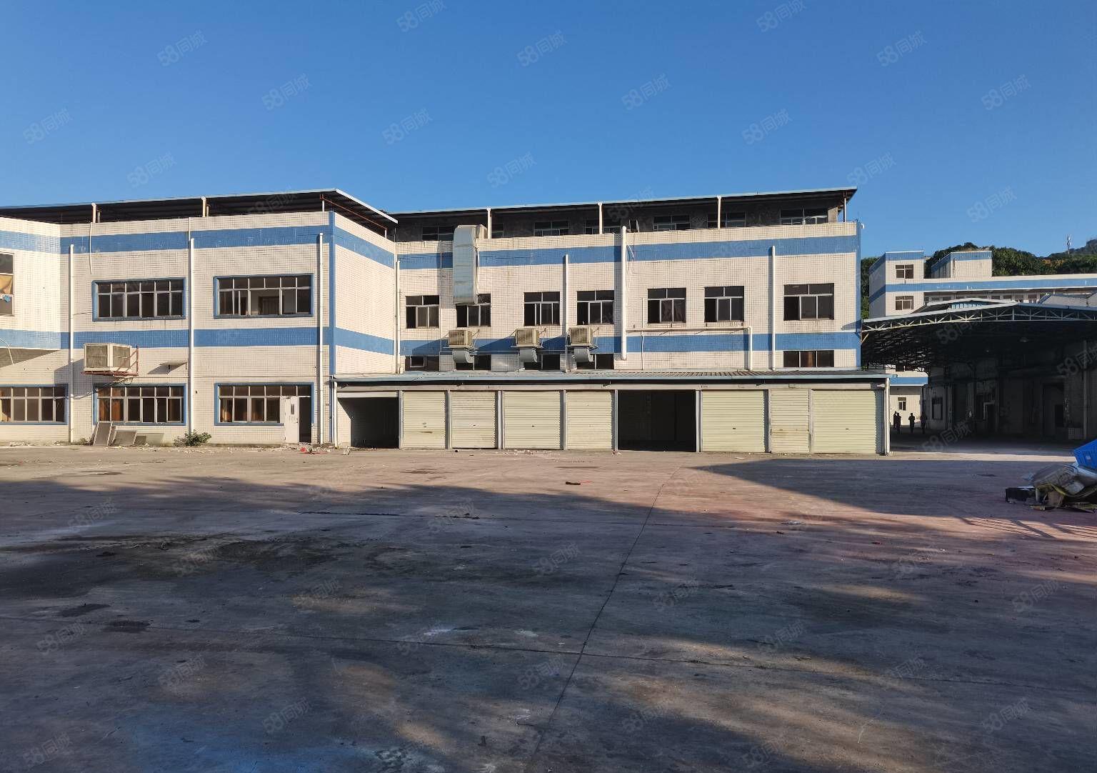 清溪三中高速出口新出独院厂房40000平出租可分租 空地超大