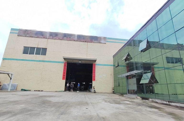 清溪滴水十米高单一层钢构独院厂房出租带5部行车空地大高速出口