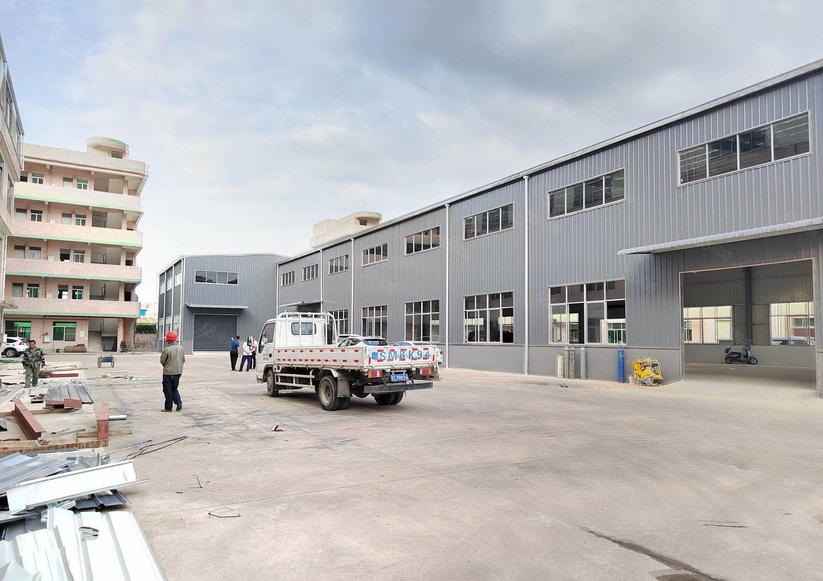 清溪罗马高速路口钢构厂房1500平出租滴水9米带牛角可办环评