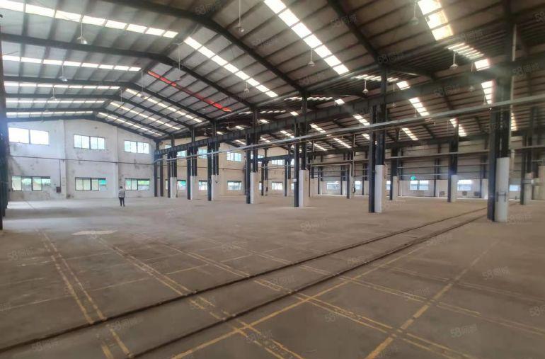 清溪大利原房东单一层独院厂房滴水12米现成行车免费使空地超大