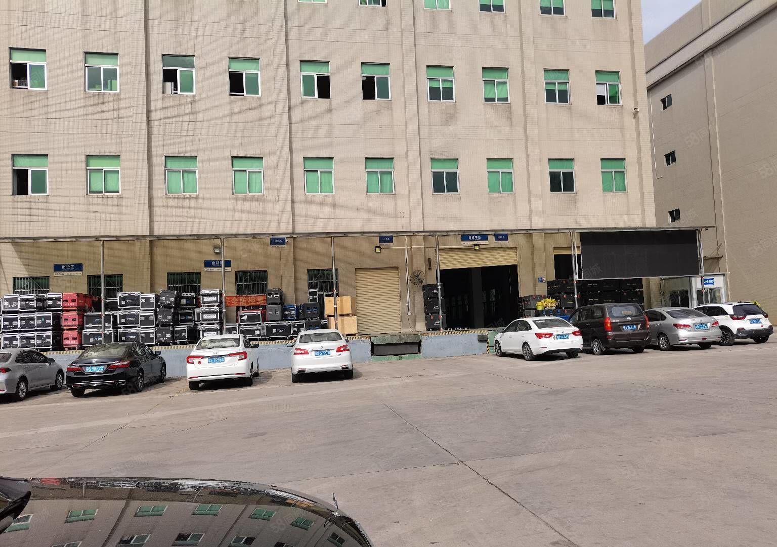 清溪新出一楼4000平二楼4000平厂房出租带卸货平台可分租