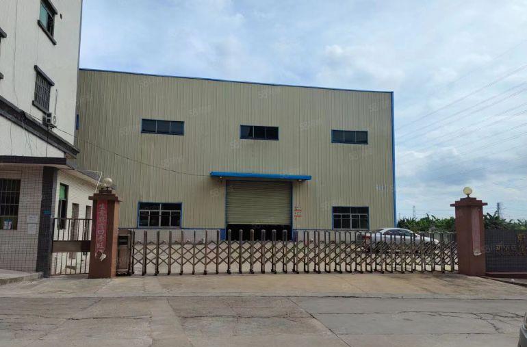 横沥模具城旁原房东两千平独院钢构带牛角单一层低价出租水电齐全