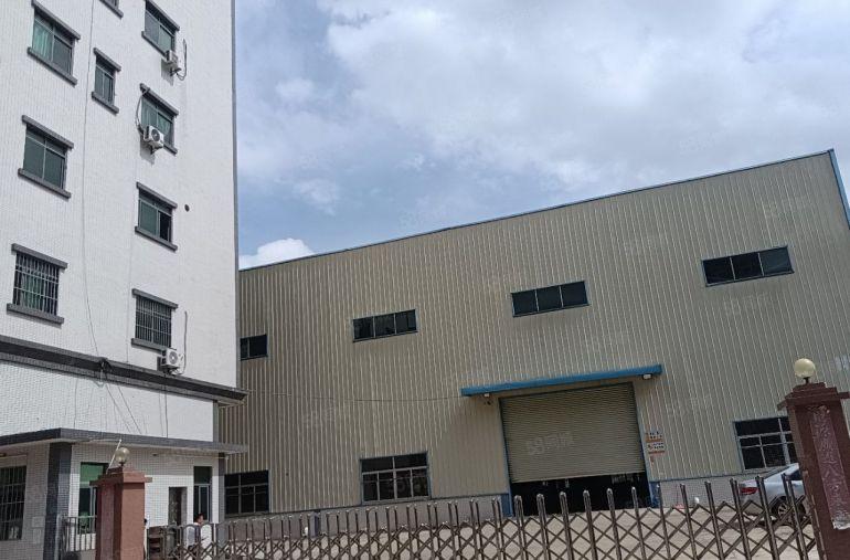 横沥模具城旁原房东两千平独院钢构带牛角单一层低价出租水电齐全