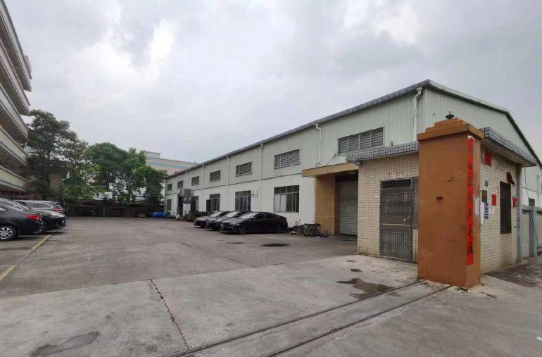 横沥水边钢构独栋厂房出租，适合五金钣金模具塑胶抽粒注塑等行业