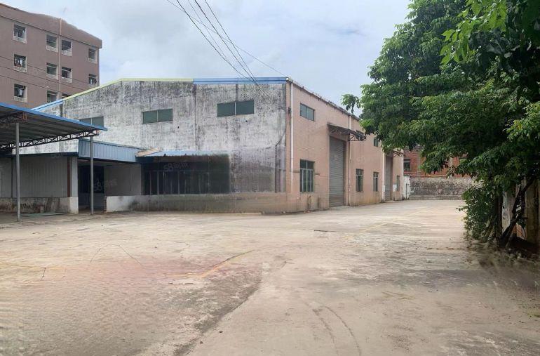 横沥镇新出原房东独院钢构1400平低价出租，宿舍办公室600