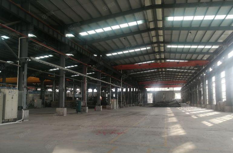 原房东的独院钢构厂房出租，水电齐全可以架航车，宿舍办公室都有